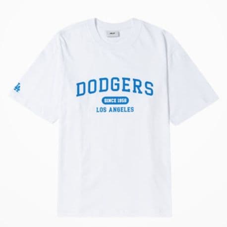 白Tシャツ アメリカンスポーツプリント半袖