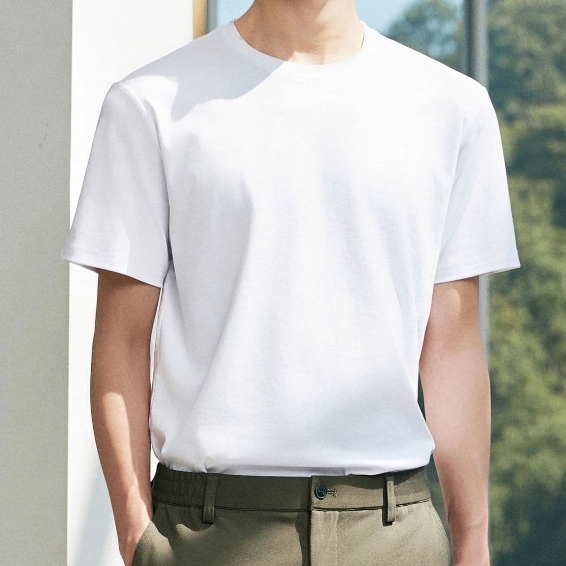 白Tシャツ 極上シルエット 上質素材Tシャツ