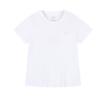 白Tシャツ 速乾機能付きシンプル半袖カットソー