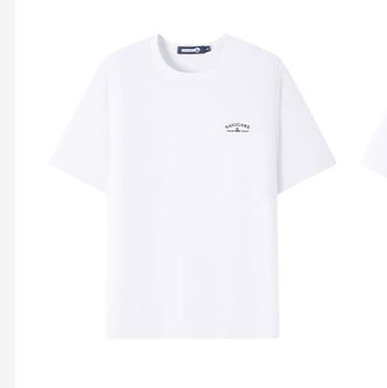 白Tシャツ 涼感抗菌クルーネック半袖