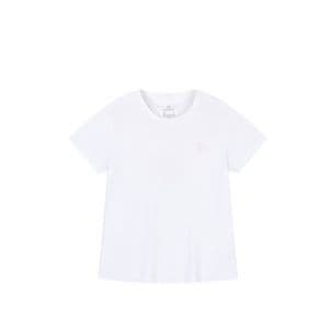 白Tシャツ 速乾機能付きシンプル半袖カットソー
