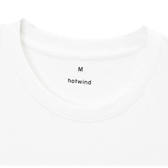 白Tシャツ すっきり丸首ベーシックカットソー