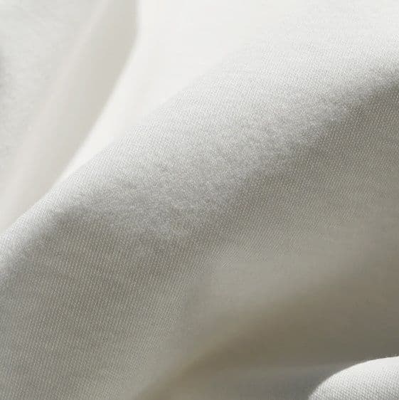 白Tシャツ バック縦ライン入りゆったりシルエット半袖トップス