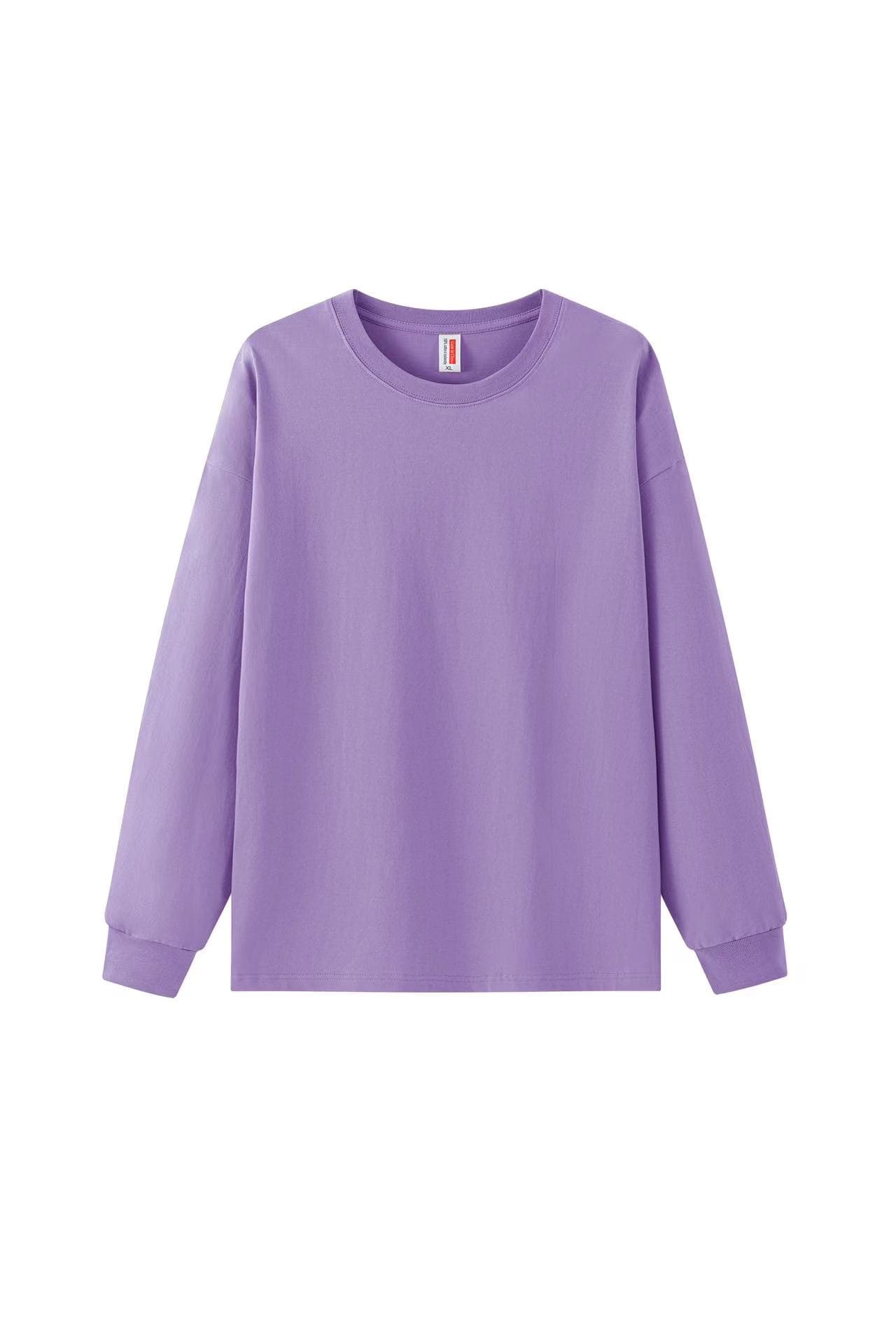 白Tシャツ メンズ ゆったり肩落ち長袖カットソー