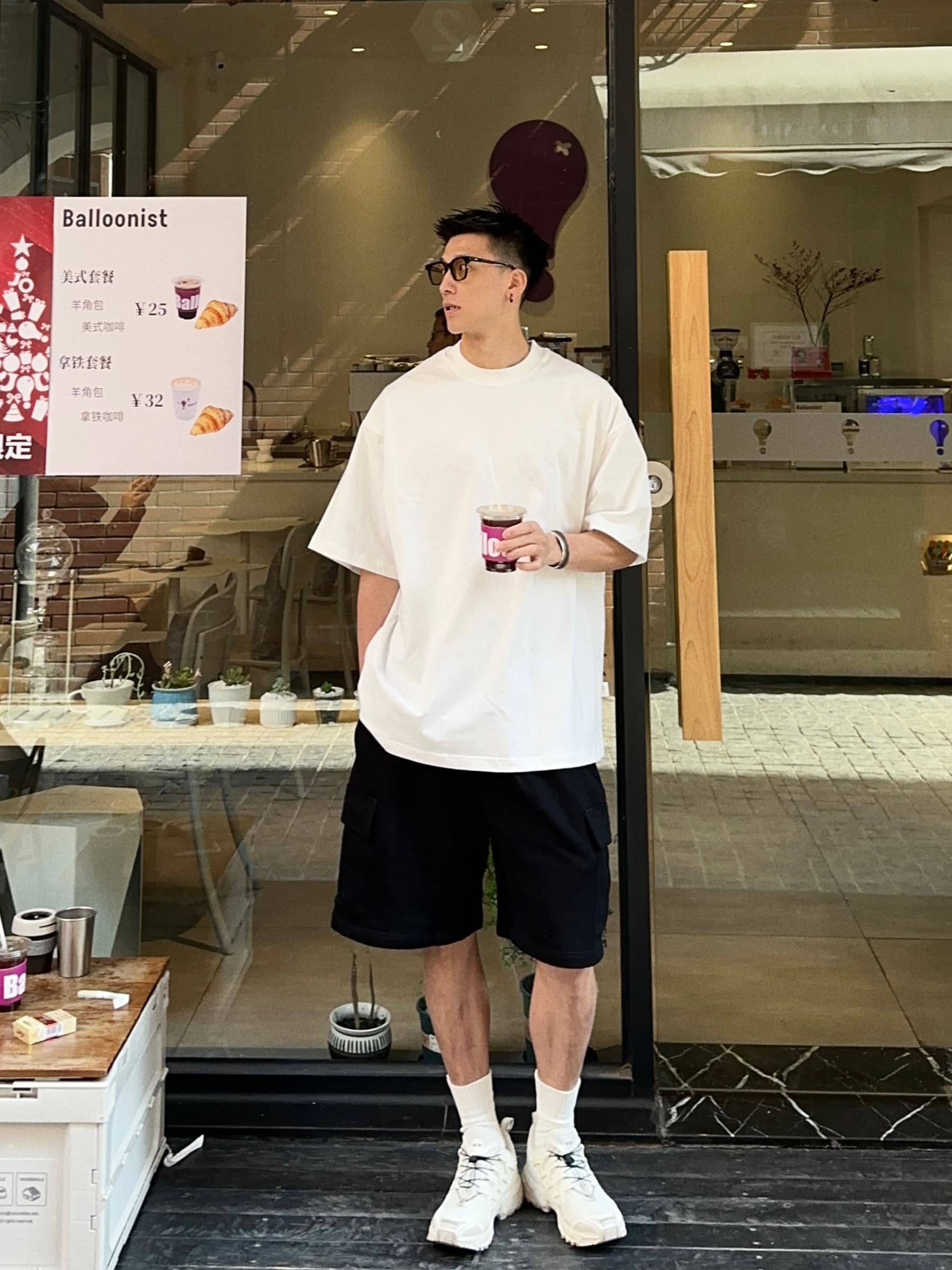 白Tシャツ メンズ リラックスシルエット ゆったりティー