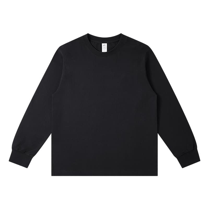 白Tシャツ メンズ ゆったり肩落ち長袖カットソー