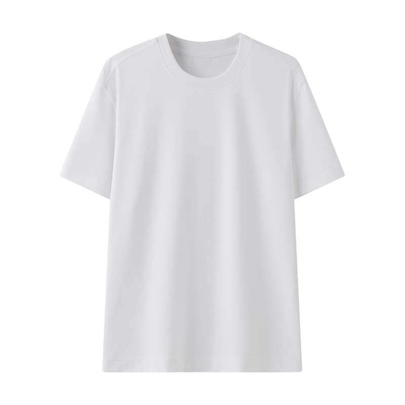 白Tシャツ メンズ 高級長綿半袖Tシャツ