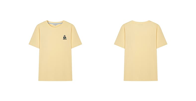 白Tシャツ レディース 胸元ワンポイント