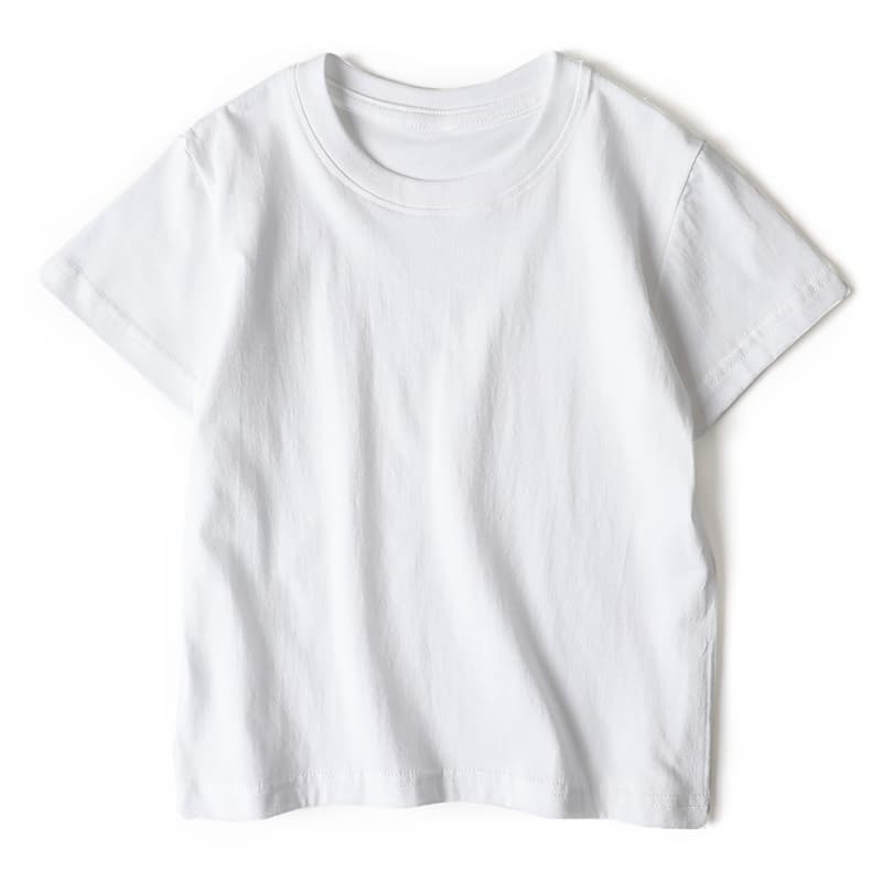 白Tシャツ 上質な白無地シンプル長袖トップス