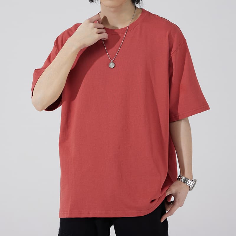 白Tシャツ メンズ やわらか素材の定番クルーネック