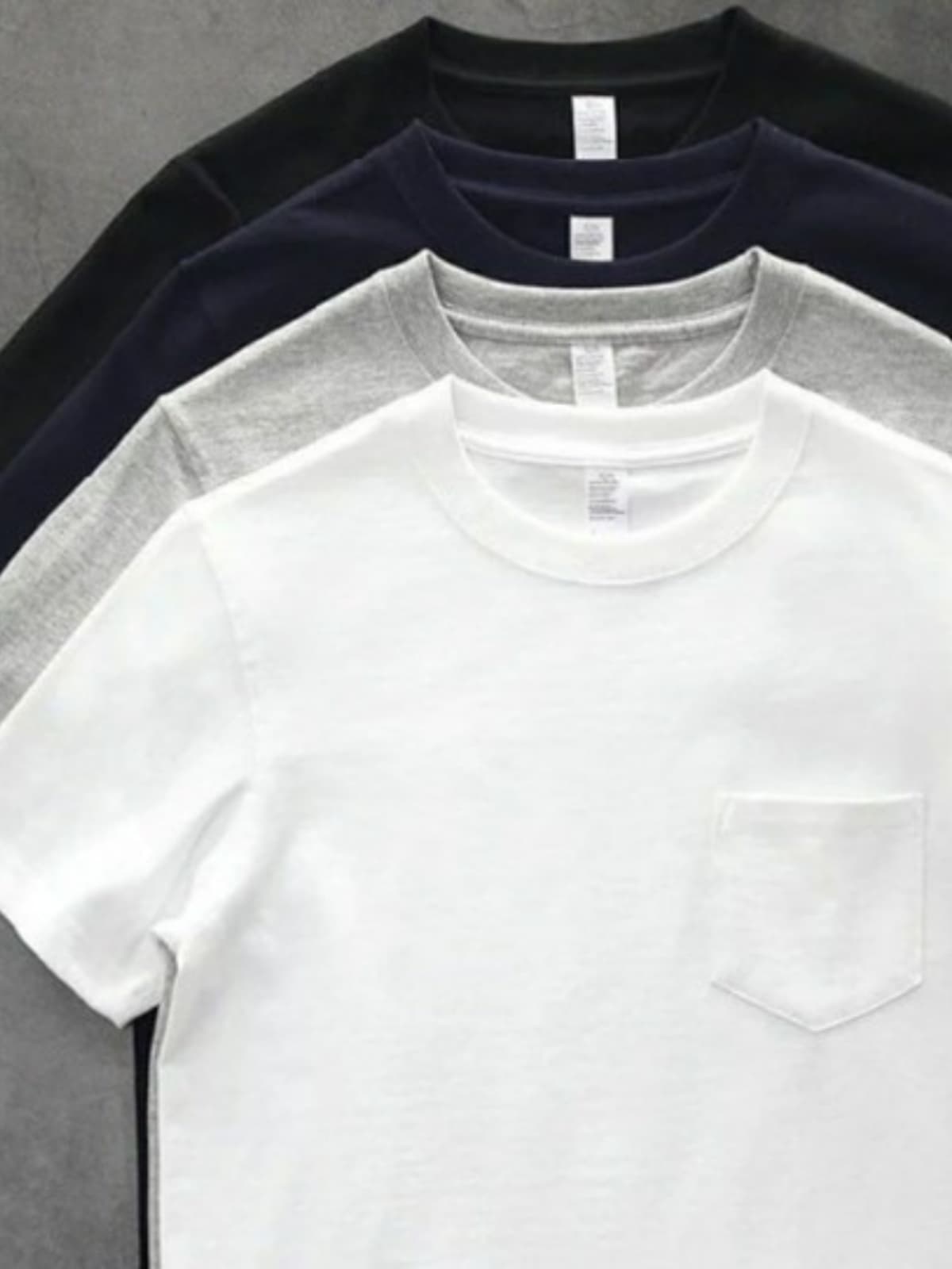 白Tシャツ メンズ 極上シンプル クルーネック半袖