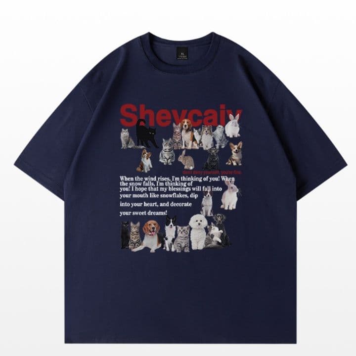 白Tシャツ メンズ アート写真プリント シルエット半袖