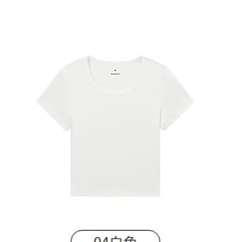 白Tシャツ なめらか素肌 ベーシック半袖シャツ