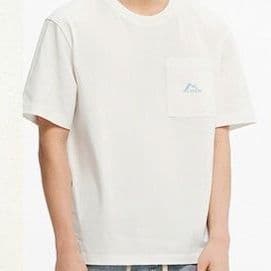 白Tシャツ 胸ポケット付き シンプル半袖