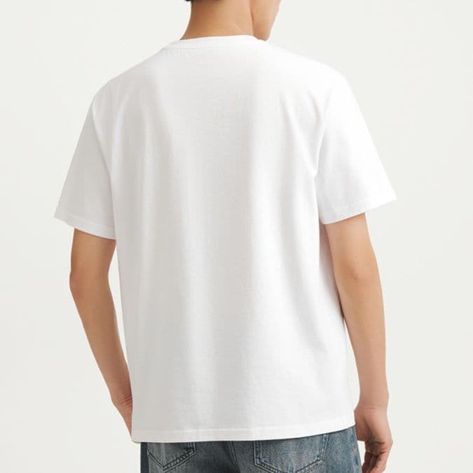白Tシャツ シンプル半袖クルーネック無地Tシャツ