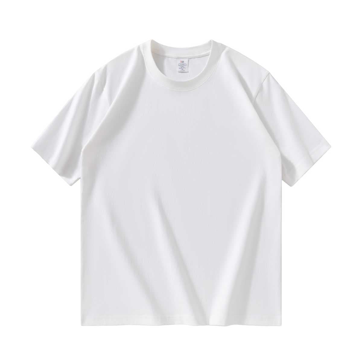 白Tシャツ 極上綿使用 なめらか丸首半袖