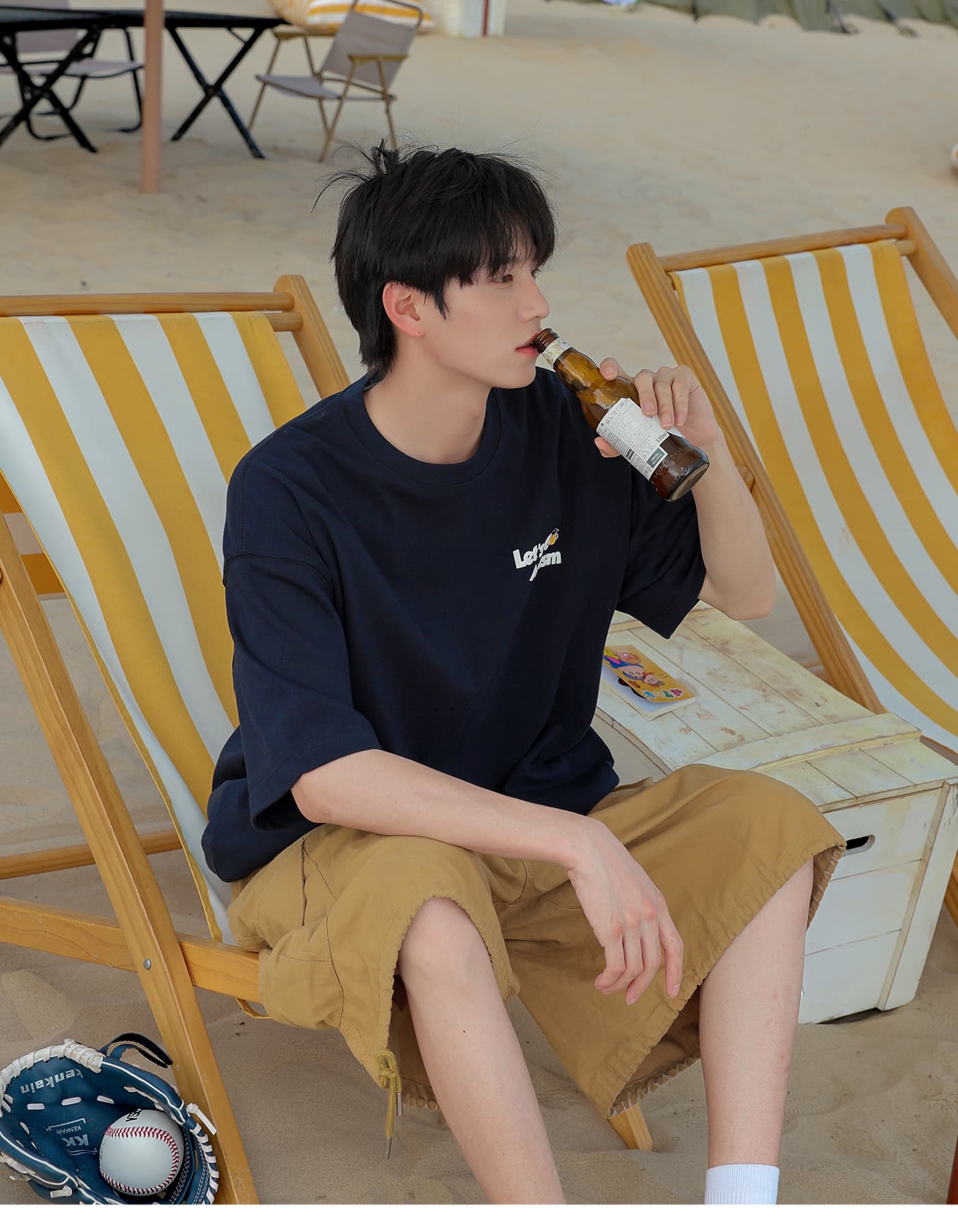 白Tシャツ メンズ 休日 バックプリント半袖