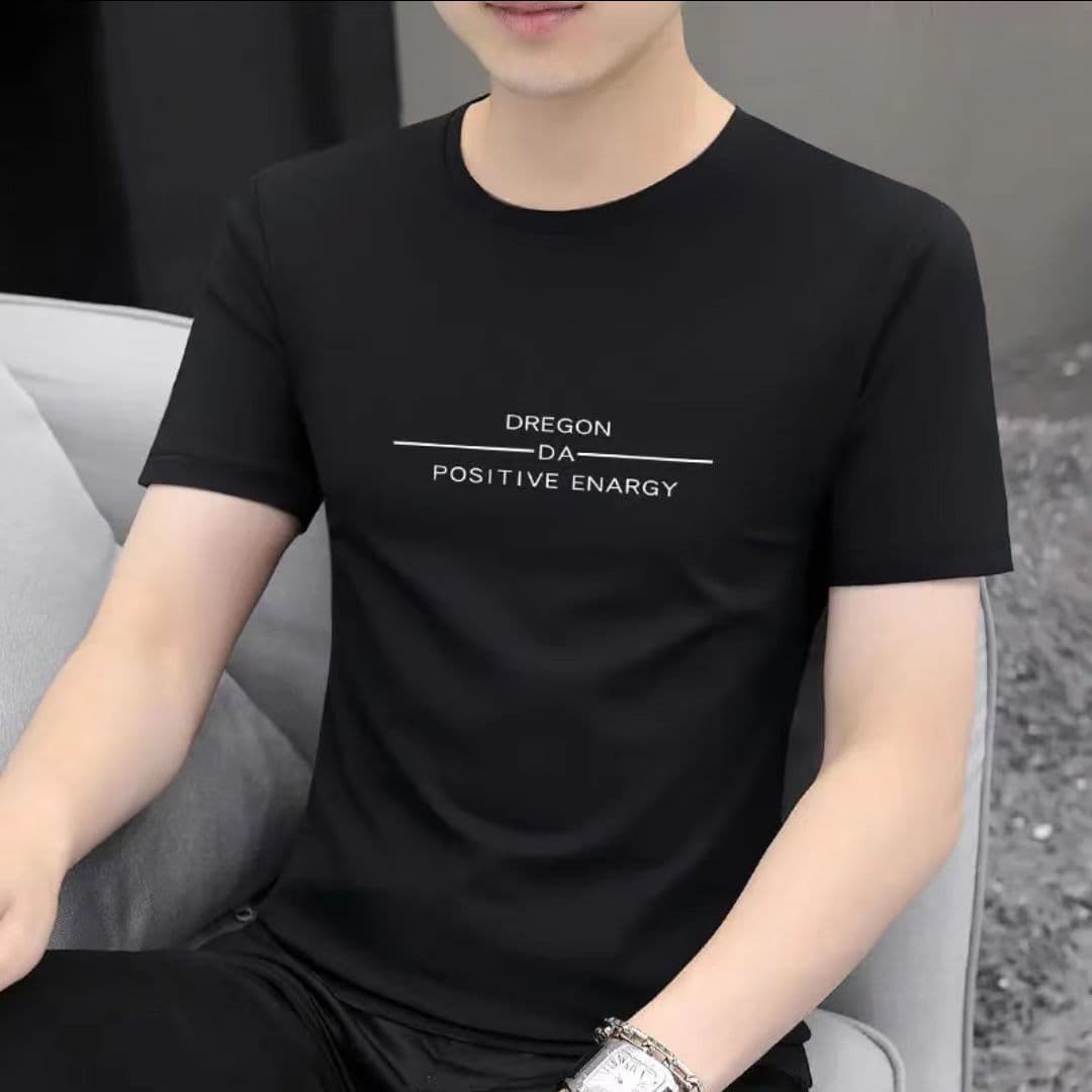 白Tシャツ メンズ メッセージ入り半袖