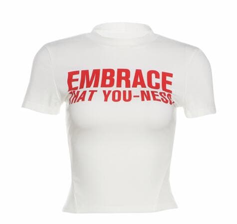 白Tシャツ レディース白文字半袖ショートパンツセットアップ