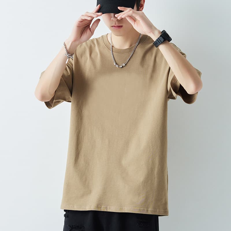 白Tシャツ メンズ やわらか素材の定番クルーネック