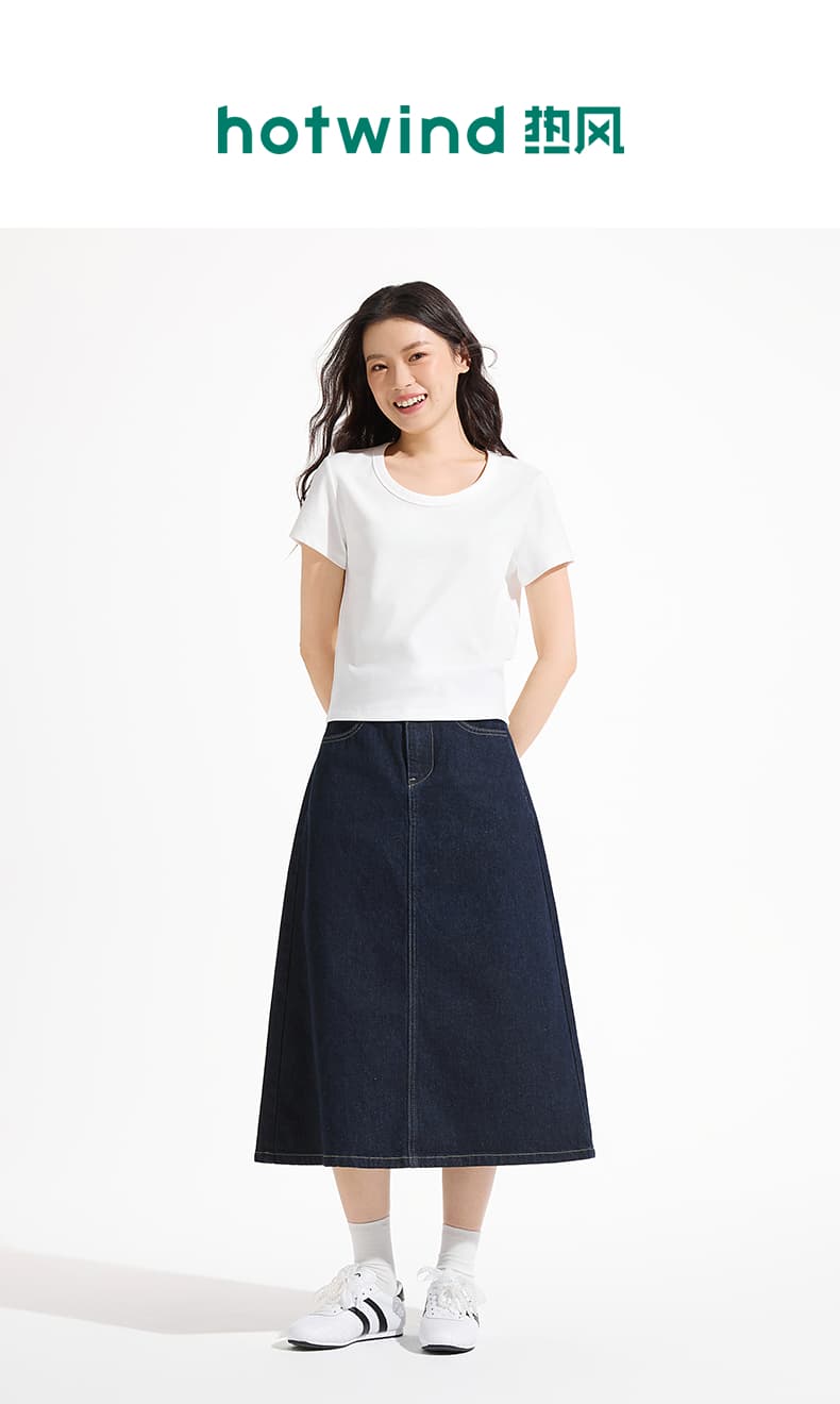 白Tシャツ なめらか素肌 ベーシック半袖シャツ