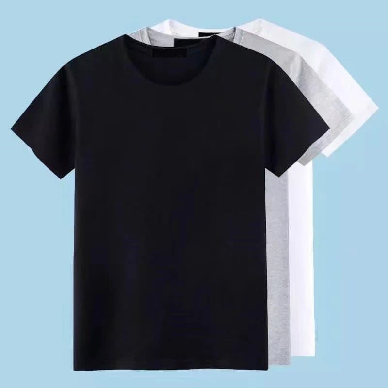 白Tシャツ メンズ シンプル丸首半袖カットソー