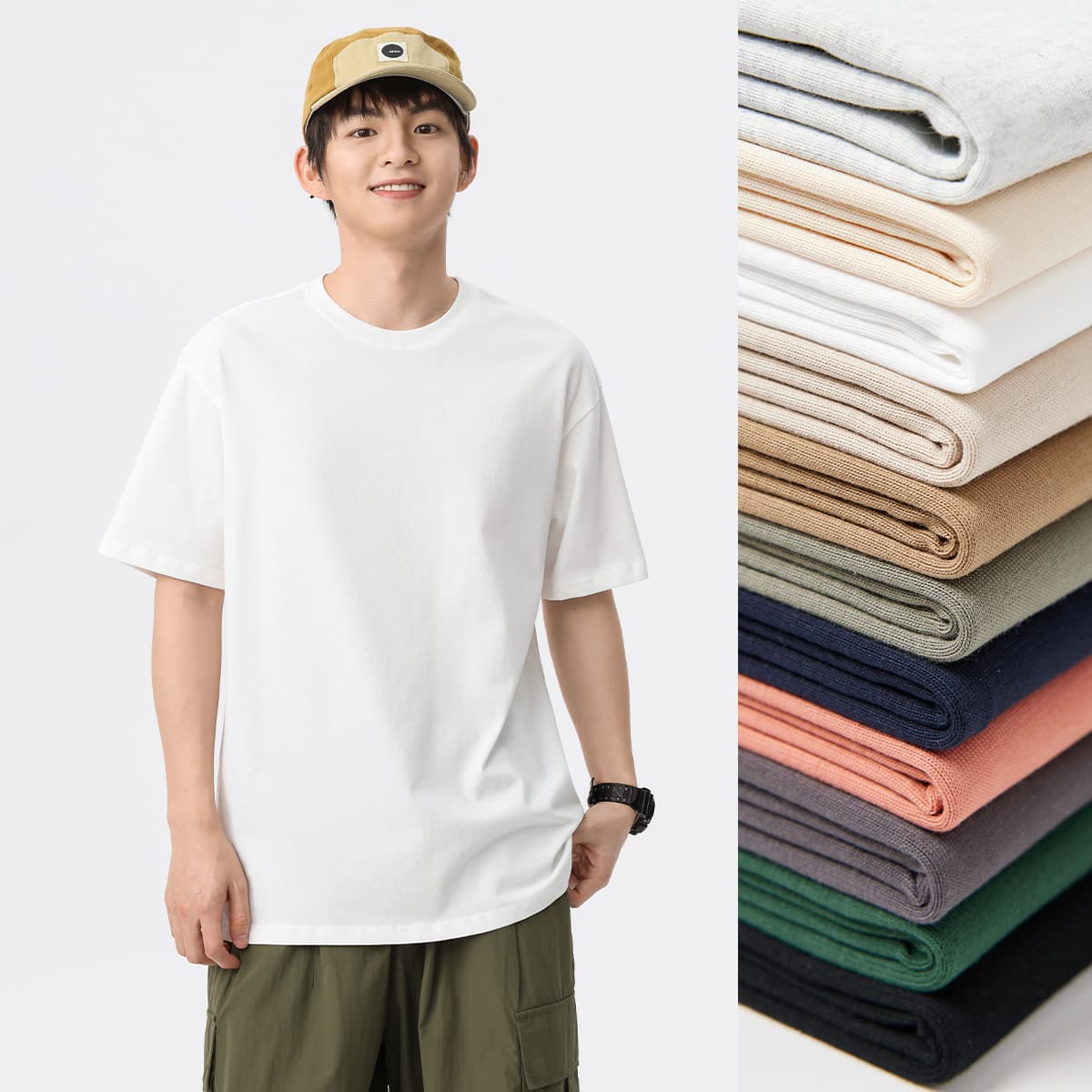 白Tシャツ 究極の定番 軽やか半袖