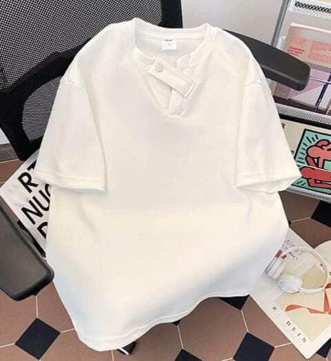 白Tシャツ メンズ 白 半袖 デザイン ティーシャツ トップス