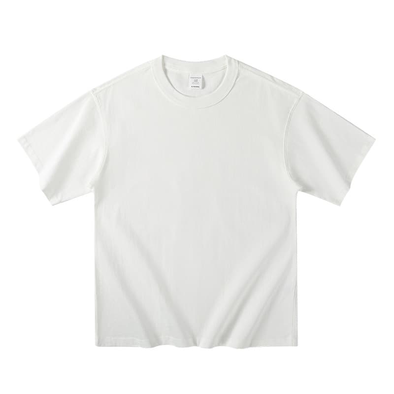 白Tシャツ 上質素材 丸首ベーシックシャツ