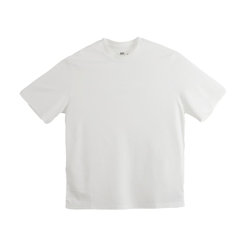 白Tシャツ メンズ すっきり着こなせる上質綿半袖